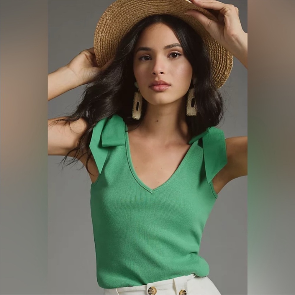 anthropologie rafaela bow tank top